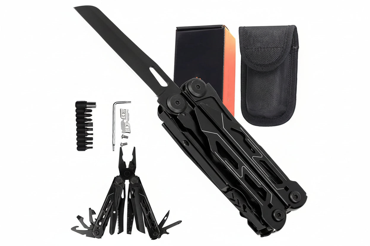 Multi-Functional Folding Pliers – Stainless Steel EDC Survival Multi-Tool for Camping