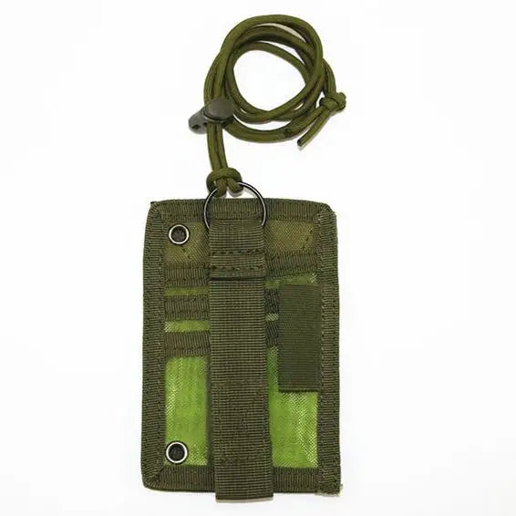 Tactical ID Badge Holder with Lanyard & Pen Loop