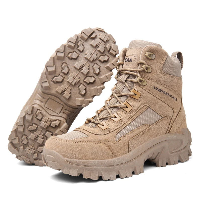 Tactical Hiking & Military Boots – Waterproof, Anti-Slip & Durabled warm work boot
