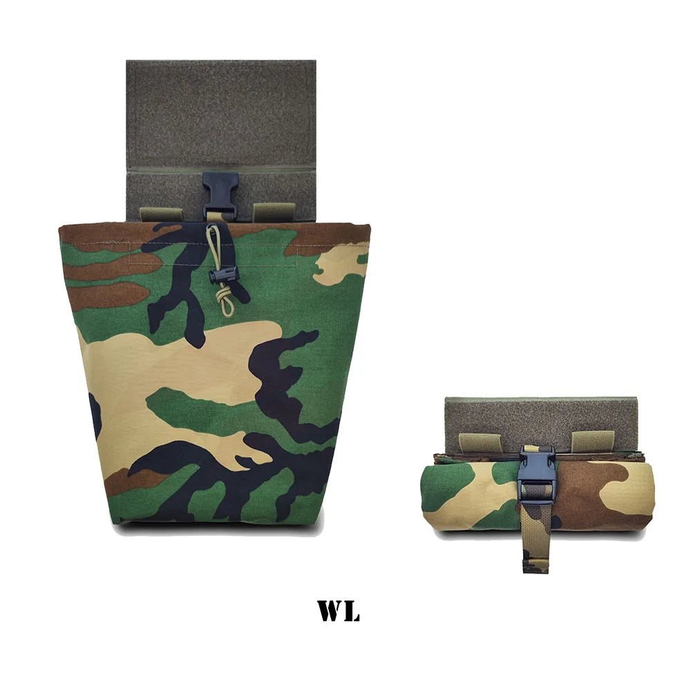 Tactical Double Dump Pouch - Two Ways Mount Waist  Belt