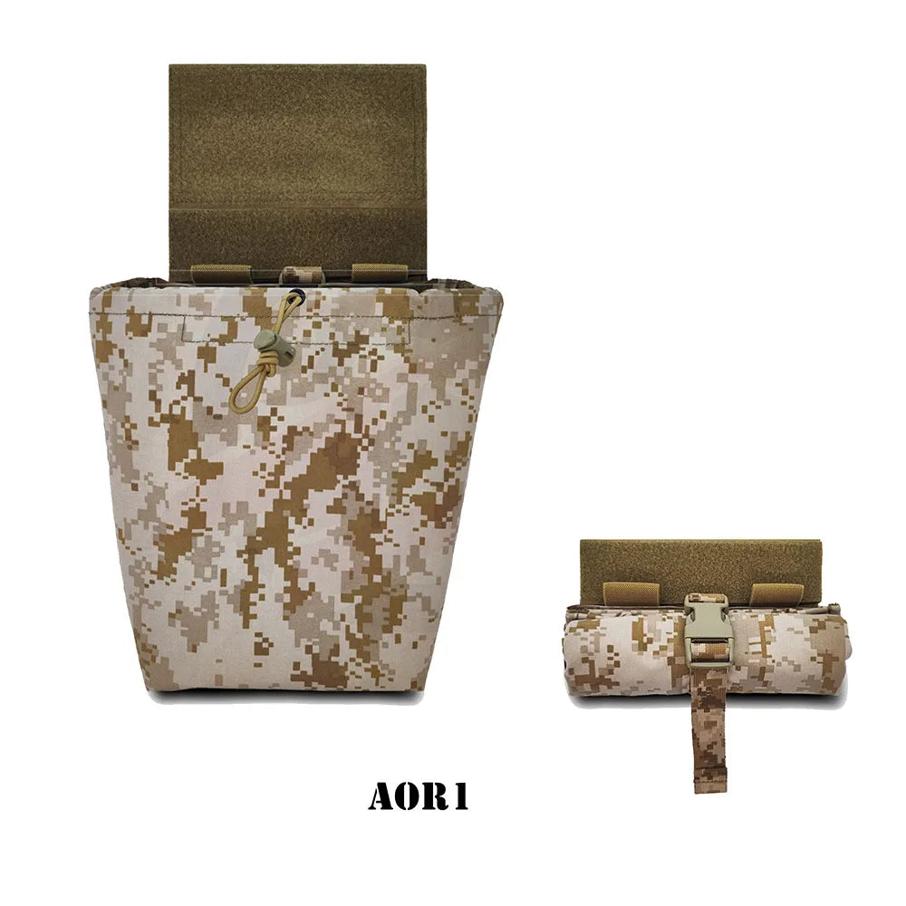 Tactical Double Dump Pouch - Two Ways Mount Waist  Belt