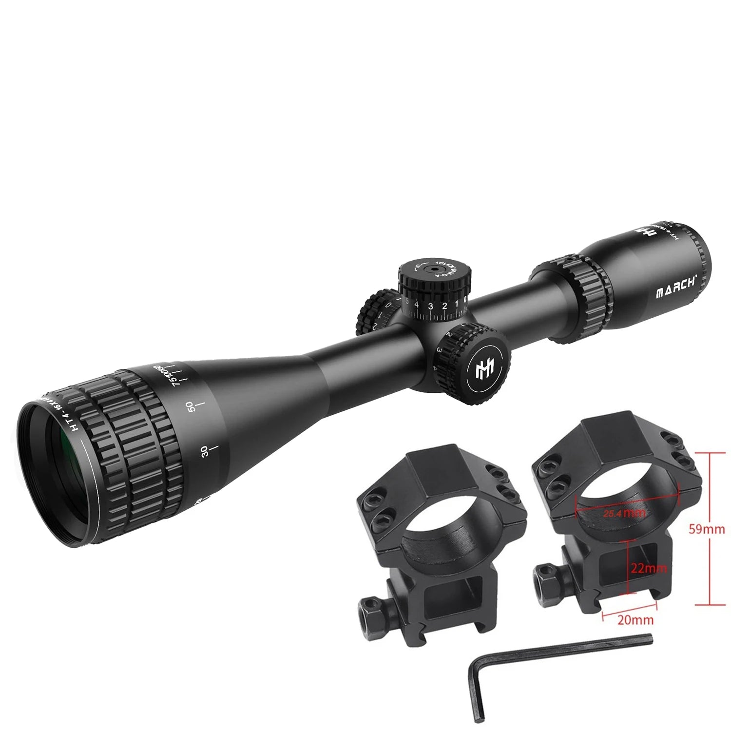 4-16x44mm Precision Rifle Scope