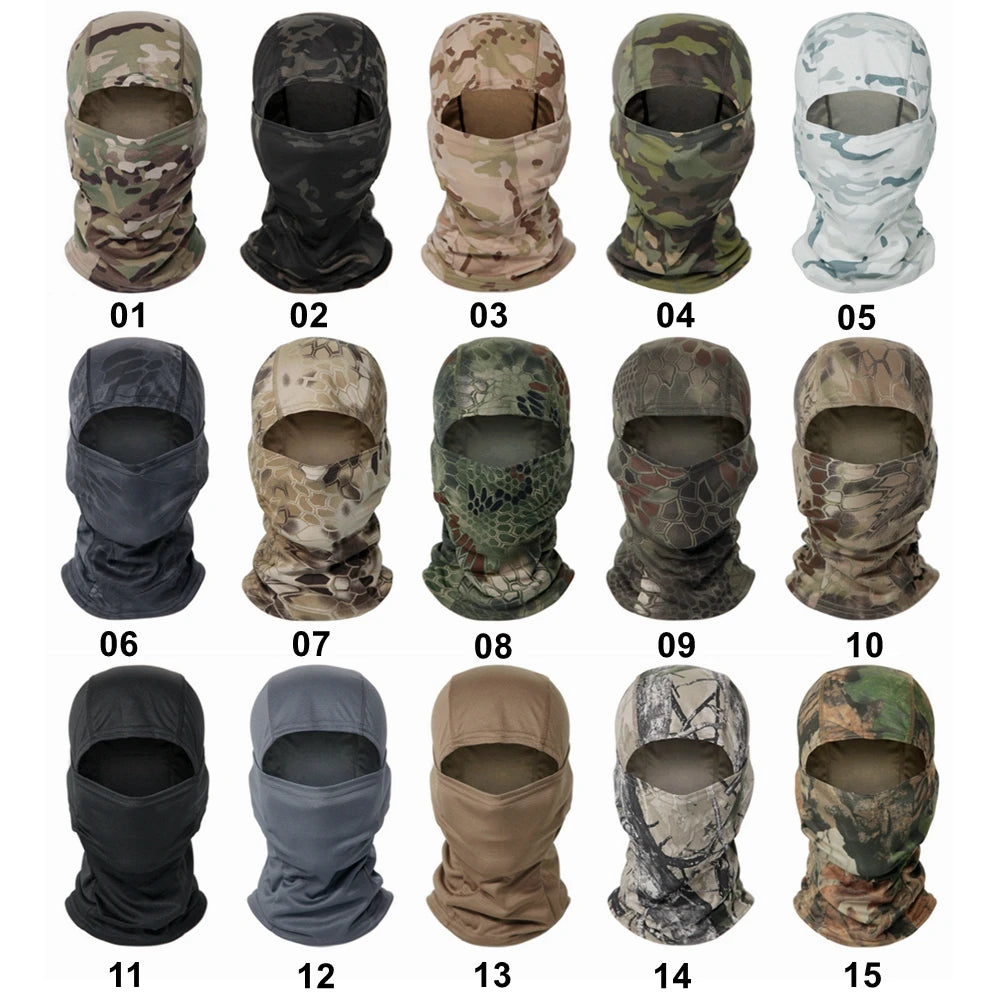 Camouflage Full Face Mask