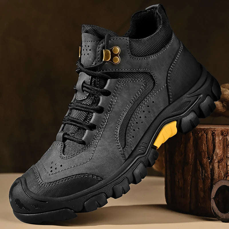 High-Top Breathable Hiking Sneakers – Durable, Comfortable, and Stylish
