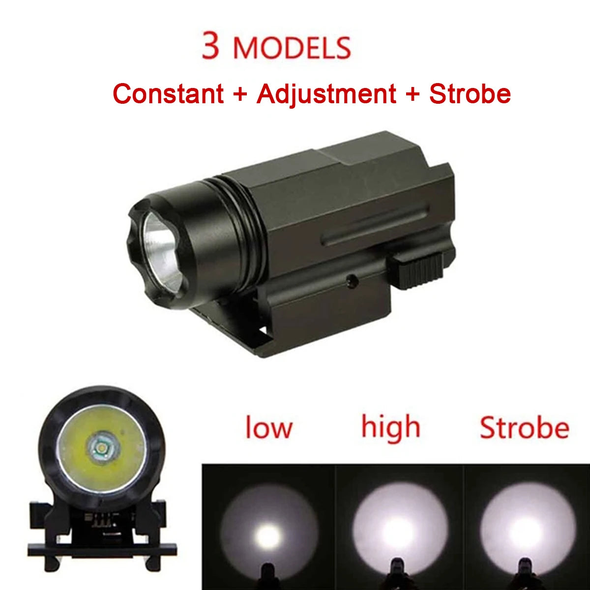 LAMBUL X300U Tactical Pistol Scout Light - Aluminum, Dual Output, CR123A