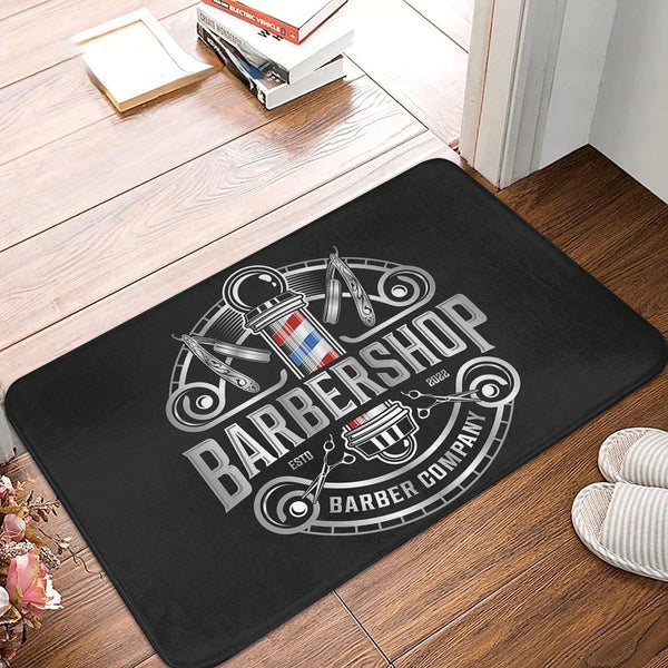 Barber Shop Sign Doormat