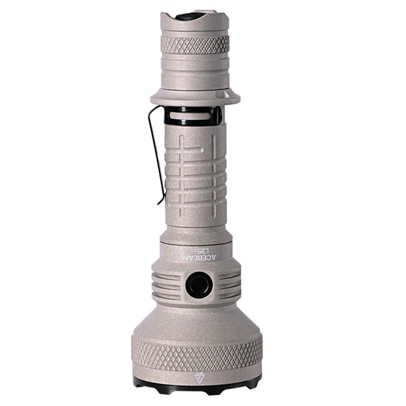 ACEBEAM L35 2.0 Tactical Flashlight - 5000 Lumens, 650M Range, XHP70.3 LED, Rechargeable