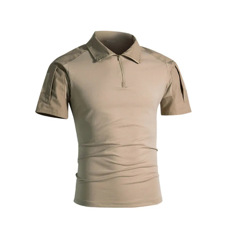 Lightweight Military-Style Polo Shirt