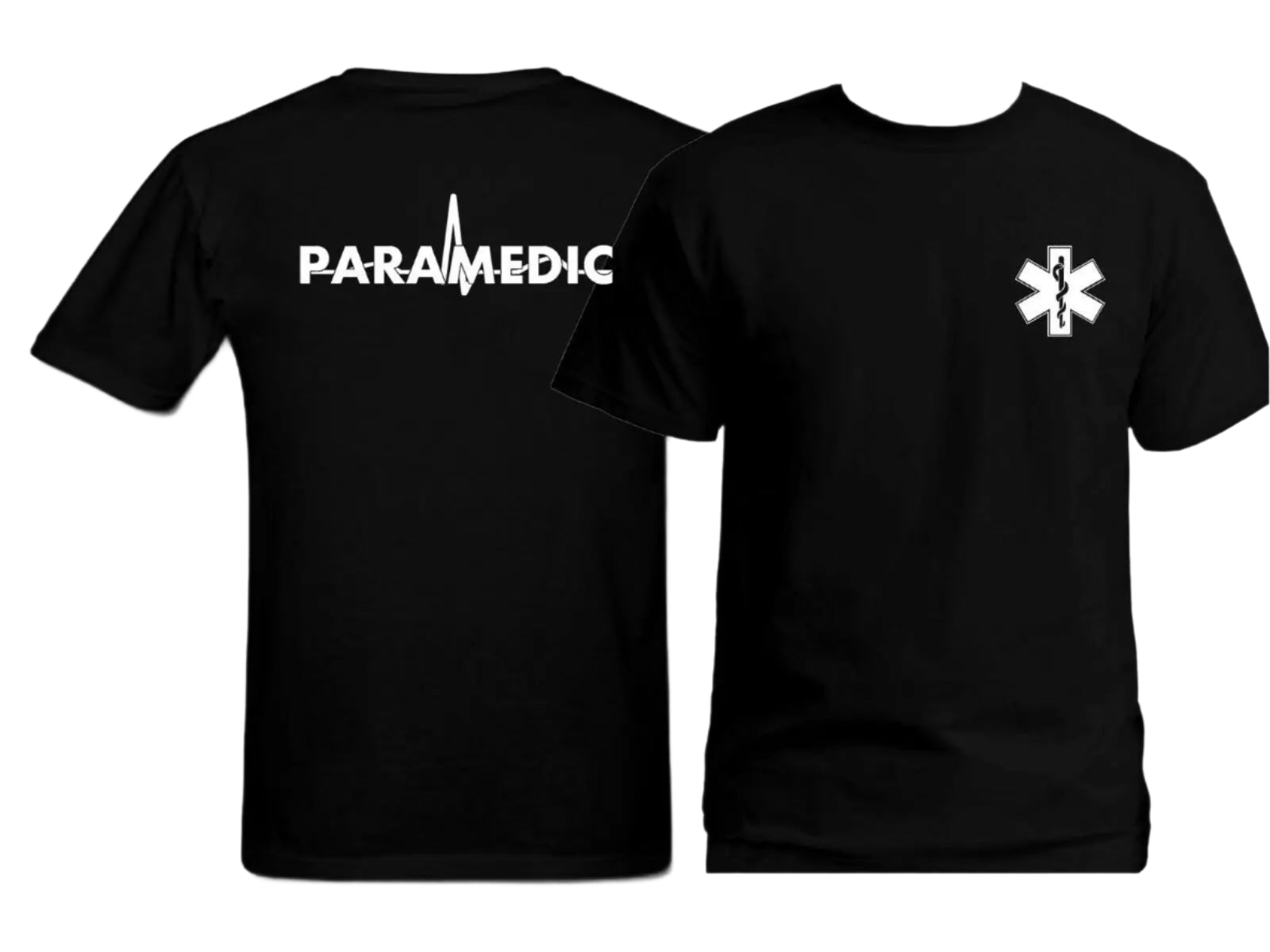 Paramedic Print T-Shirt – Front & Back Design