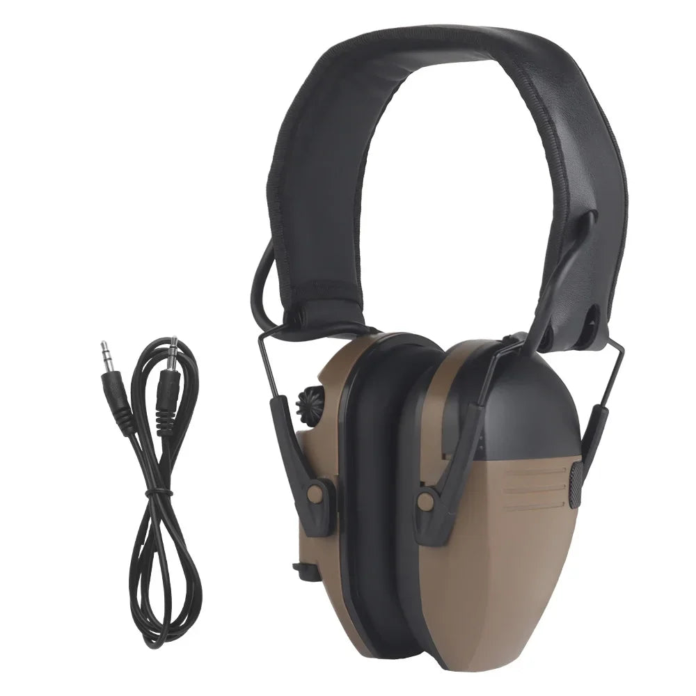 Tactical Electronic Noise-Canceling Headset