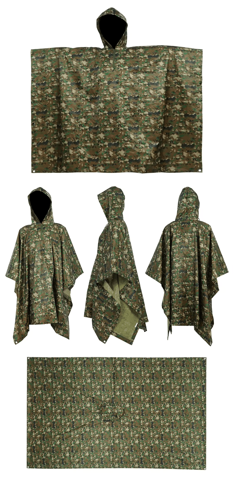 Waterproof Lightweight Nylon Rainwear