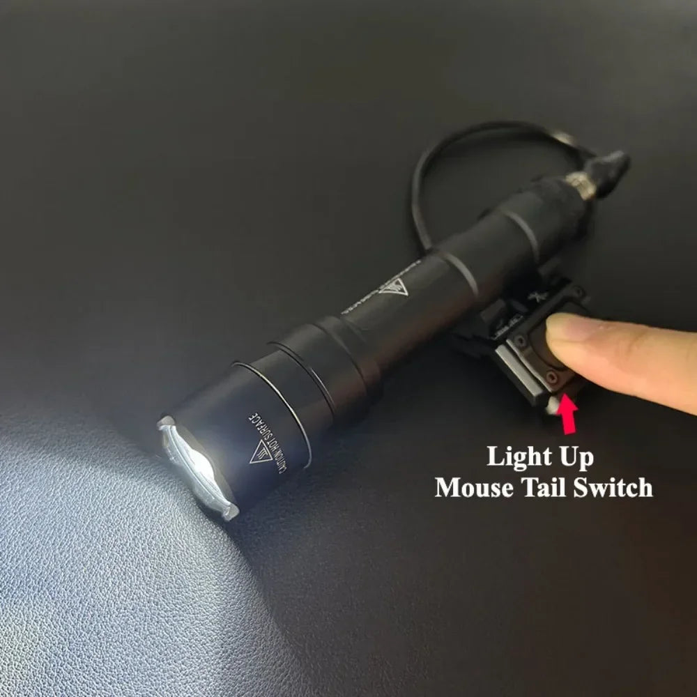 M300B/M600B Tactical Weapon Light - 800 Lumen LED Flashlight with Rail Mount &amp; ModButton Switch