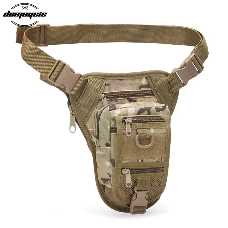 Demeysis 800D Oxford Tactical Drop Leg & Waist Bag | 5-Pocket Multi-Purpose