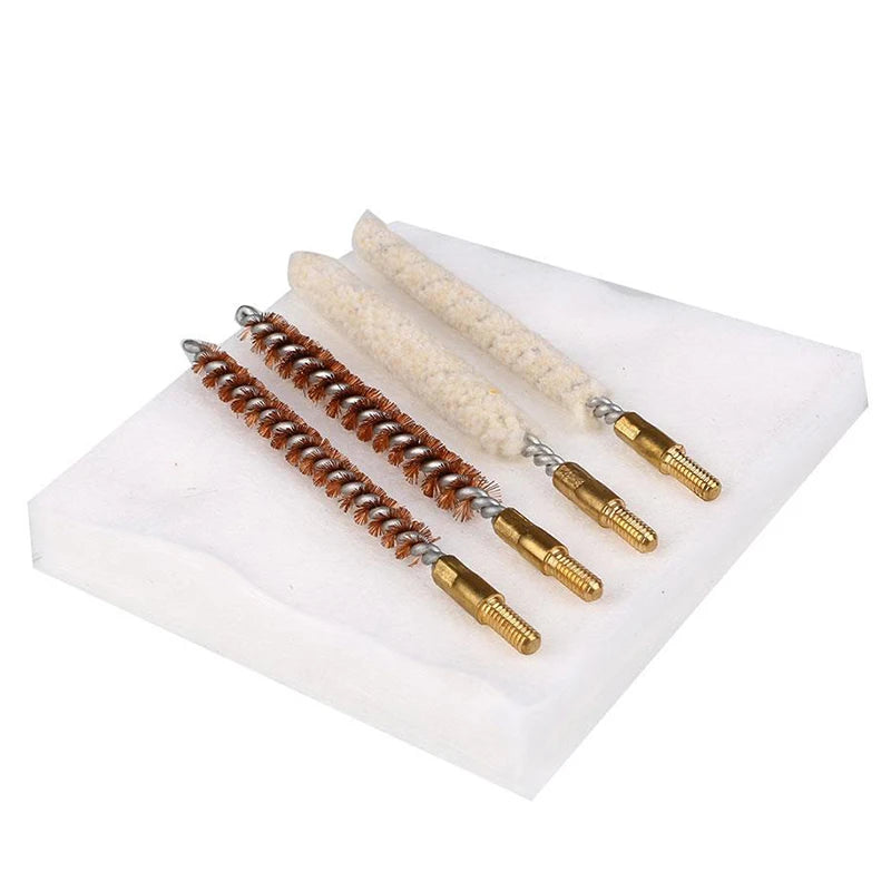 0.177 & 0.22 Caliber Brass Rod & Brush Barrel Cleaning Kit