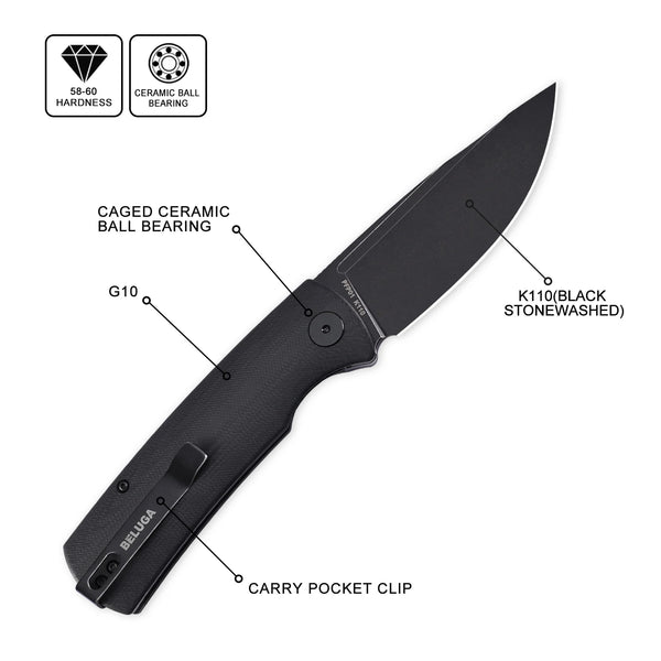 High-Hardness Full-Tang Straight Blade Outdoor Utility Survival Knife