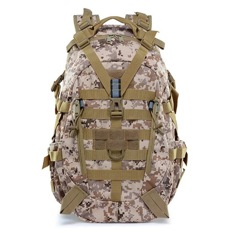 40L MOLLE Tactical Backpack – Rugged, Reflective, and Multi-Purpose