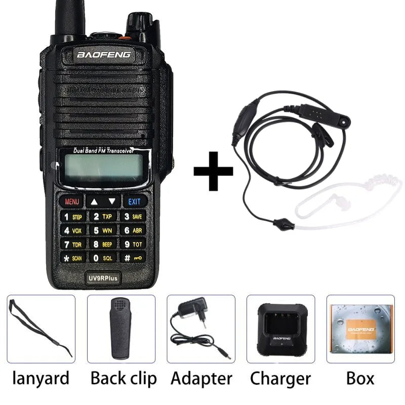 High-Power Dual-Band Two-Way Radio with Emergency Alerts