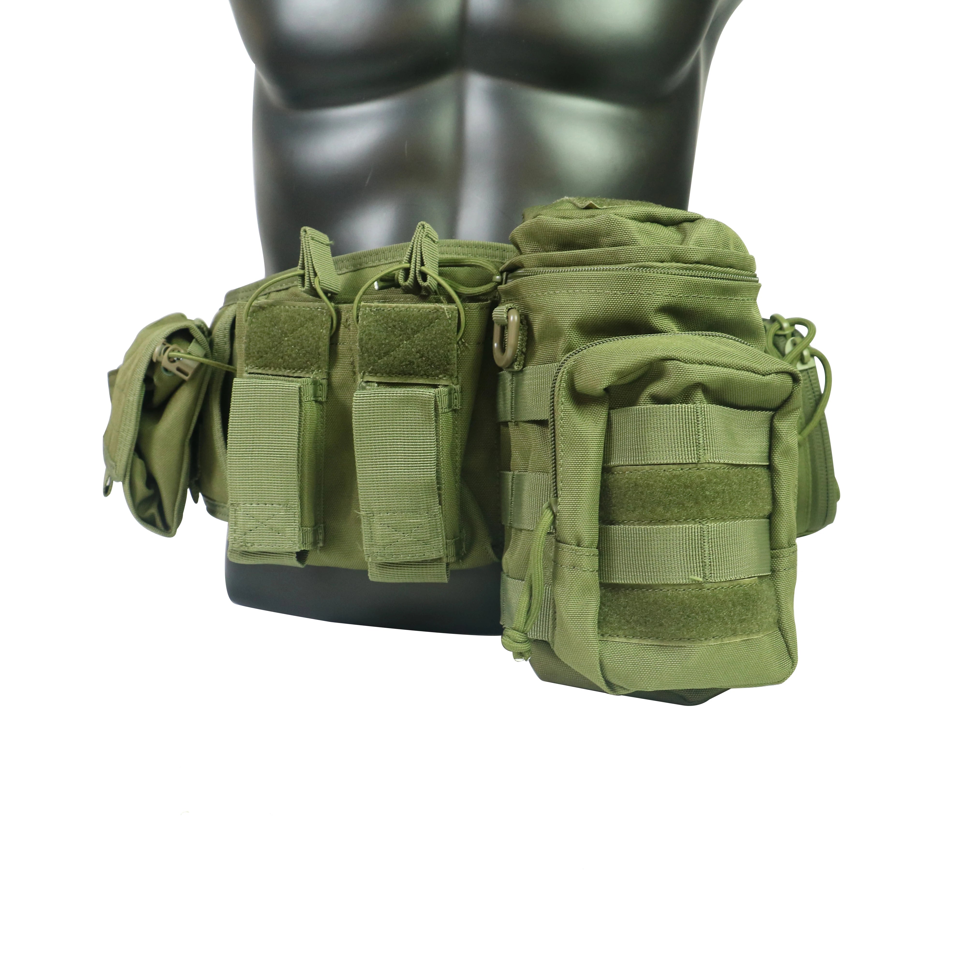 Tactical Utility Waist Bag with Adjustable MOLLE and Holster