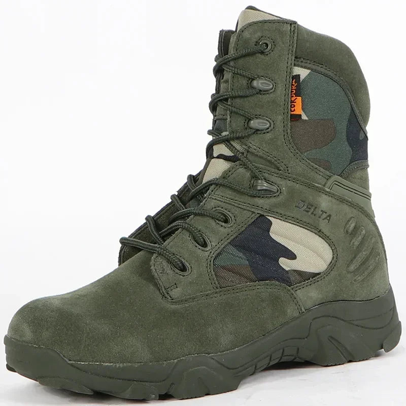 Delta Lightweight High-Top Tactical Boots — Combat & Hiking Desert Boots