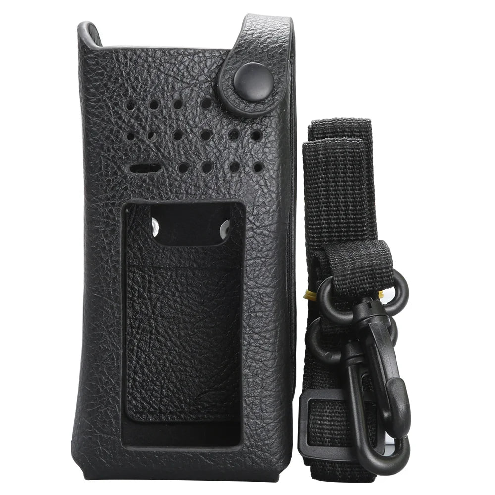 Rugged Leather Protective Case for Portable Radios