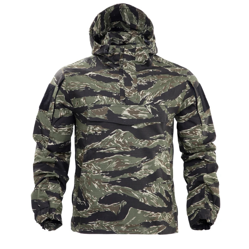 Hooded Combat Windbreaker Tactical Jacket