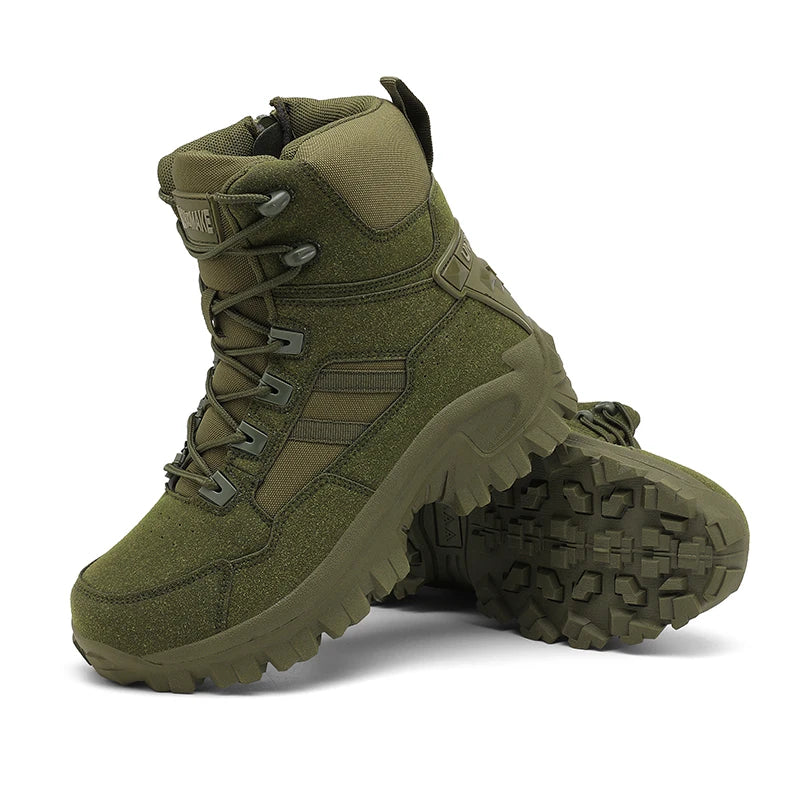 Tactical Hiking & Military Boots – Waterproof, Anti-Slip & Durabled warm work boot