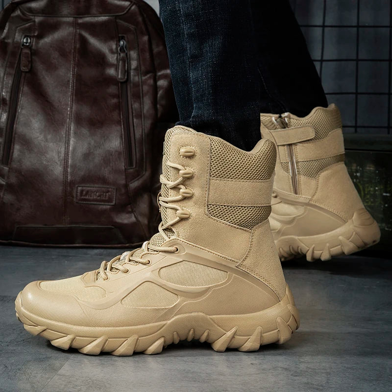 Durable Military-Style Tactical Boots – All-Season Performance