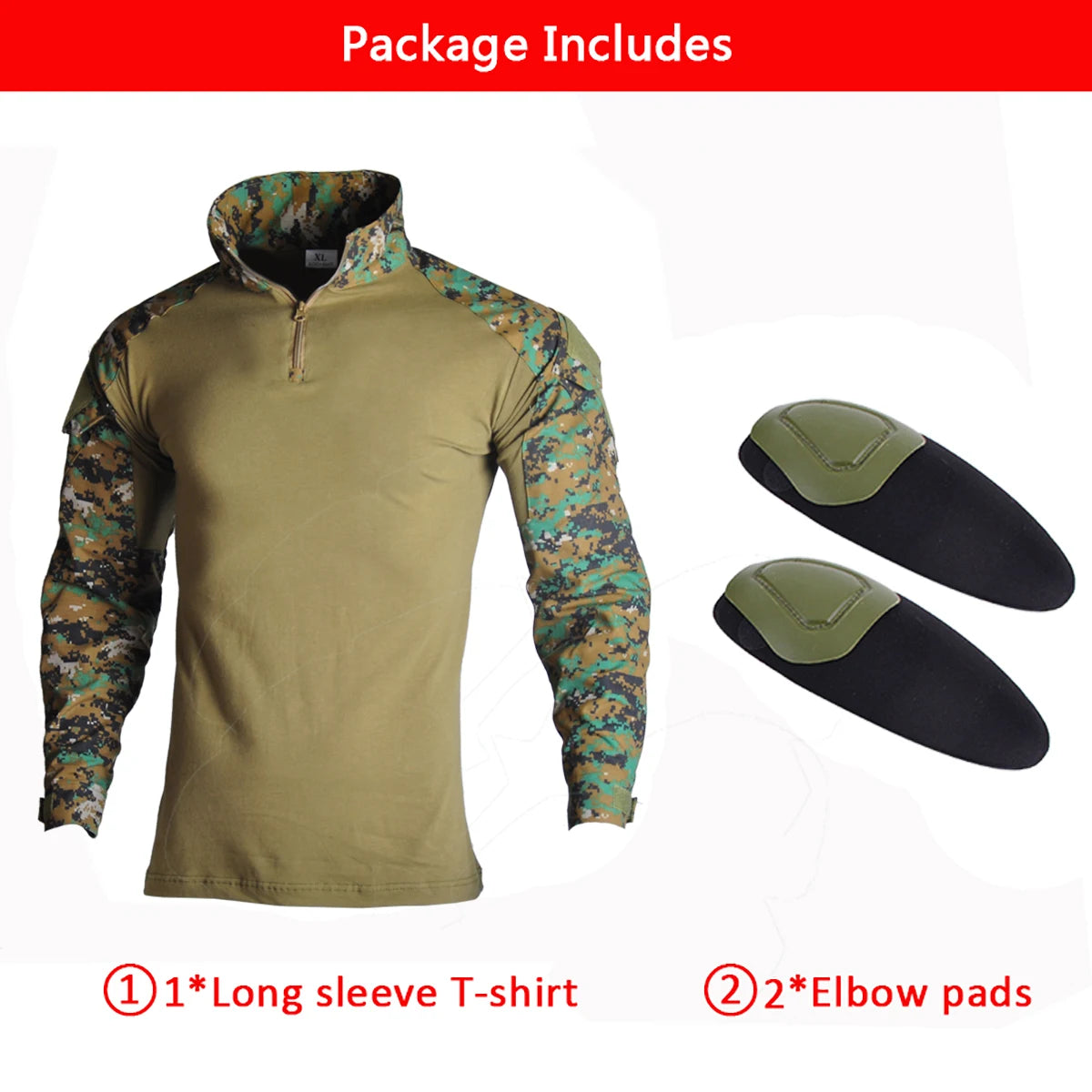 Army Tactical Shirt With Pad