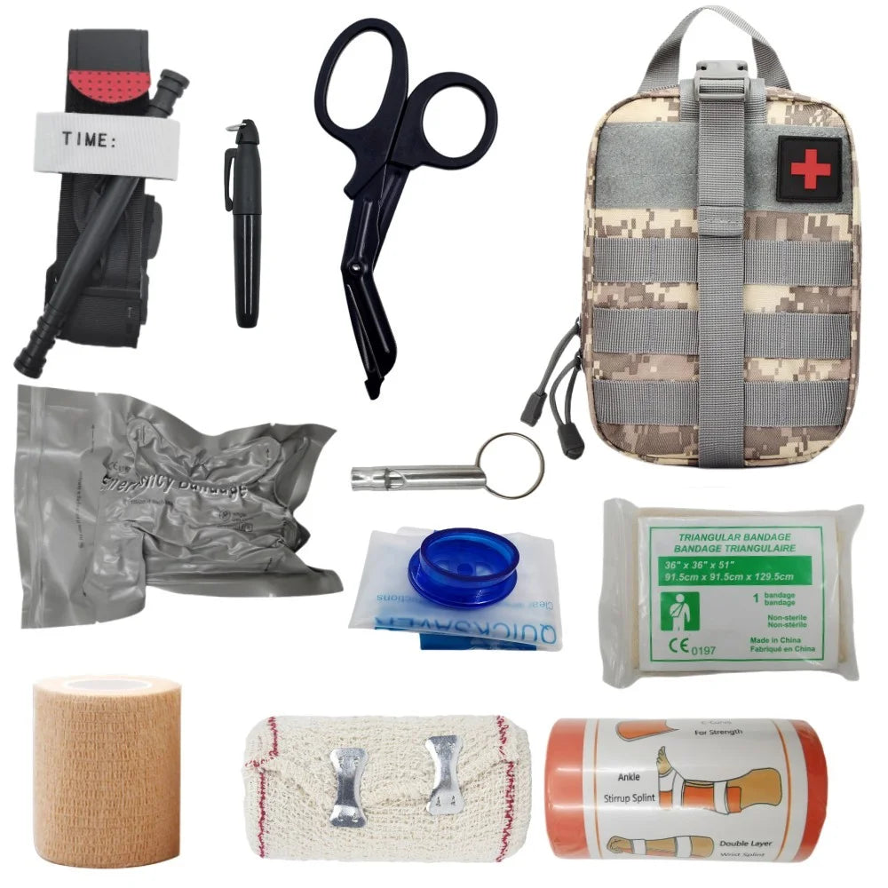 Tactical IFAK First Aid Kit – Compatible Emergency Medical Pouch