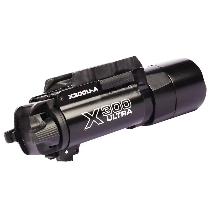 X300U-Style Tactical Pistol & Helmet Light | 500 Lumen Strobe LED Torch for Airsoft
