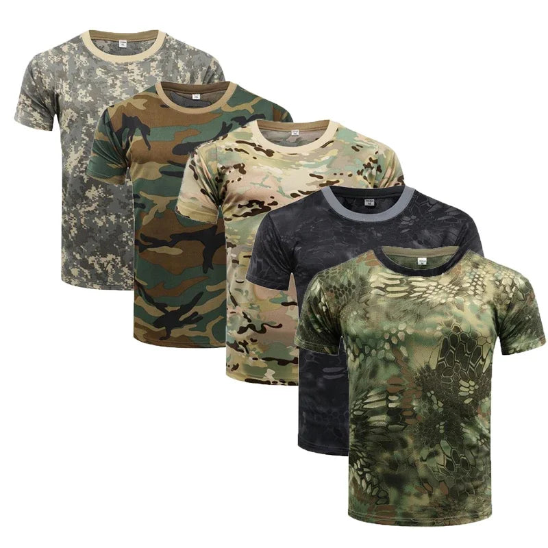 Quick-Dry Camouflage T-Shirt