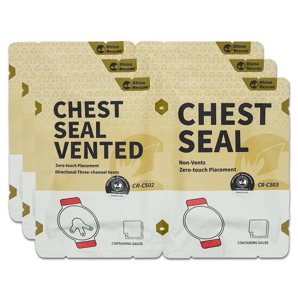 Tactical Chest Seal Twin Pack – for Emergency Trauma Care