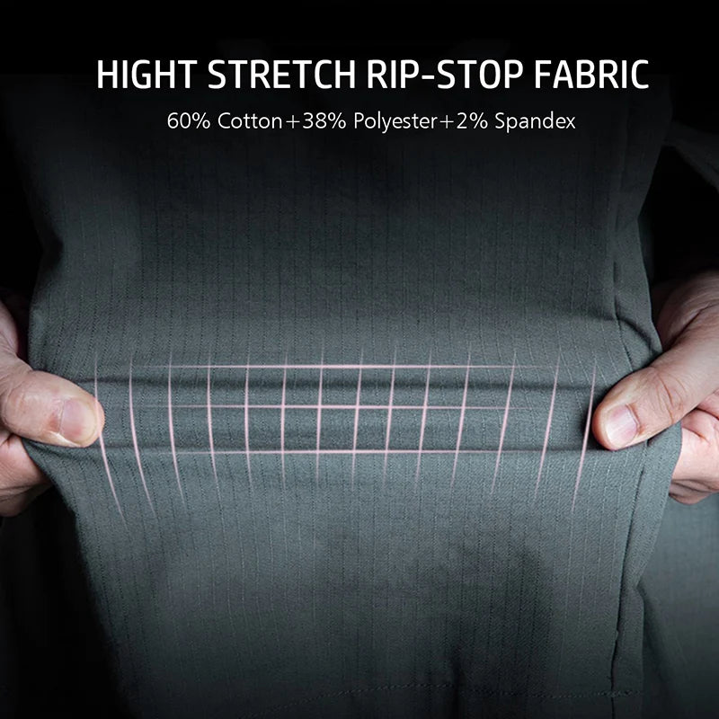 Men's Stretch Tactical Cargo Pants | Water-Resistant Four-Way Stretch | ReFire Gear