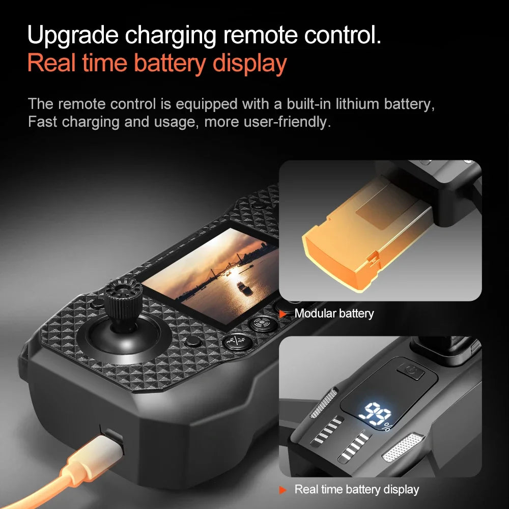 Lenovo M6 Pro Drone 8K Camera | 5G WiFi FPV Remote Control Quadcopter
