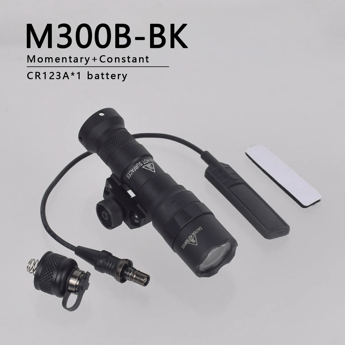 Tactical Weapon Light - M600C/M300C LED Scout Flashlight with Picatinny Rail Mount