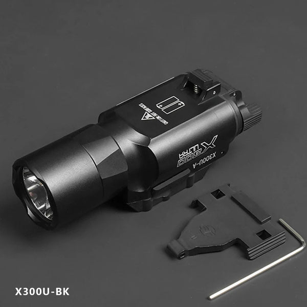 X300U-Style Aluminum Tactical Pistol Light | 500 Lumen LED | 20mm Rail Mount