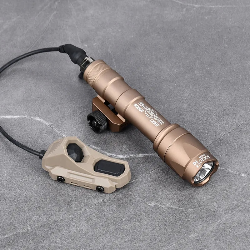 WADSN M300 M600 Tactical Weapon Light - 20mm Picatinny/MLOK/KEYMOD Rail Mount LED Flashlight