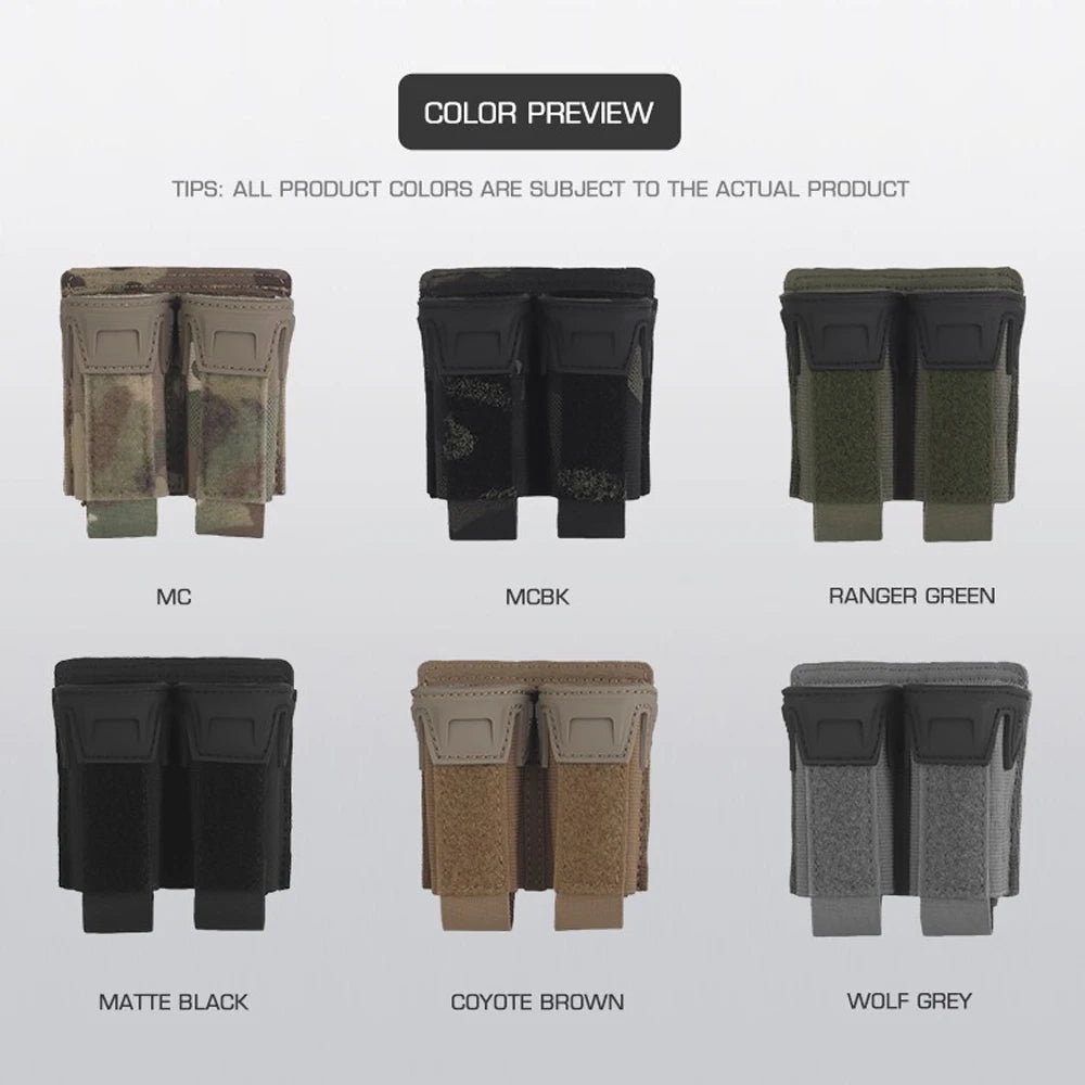 9MM MOLLE Quick Release Tactical Magazine Pouch