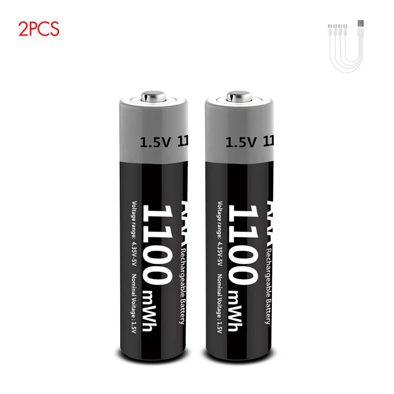 EcoCharge USB Rechargeable Battery Set
