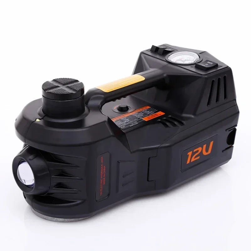 12V Electric Hydraulic Jack and Five-in-One Toolbox for Off-Road Vehicles