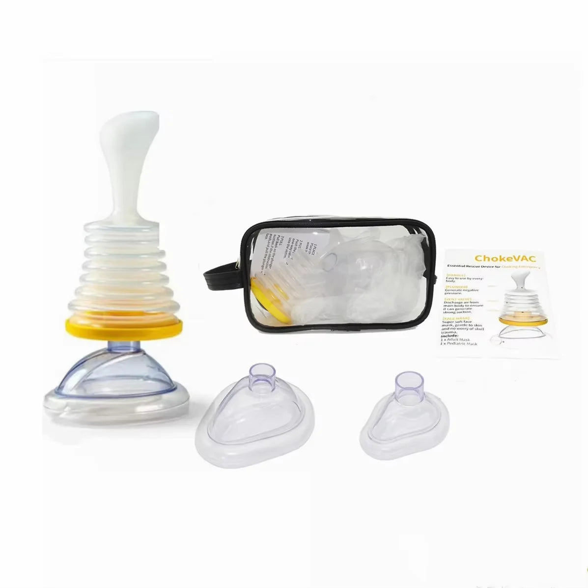 Portable Choking Rescue Device – 3-Piece Anti-Choking First Aid Kit