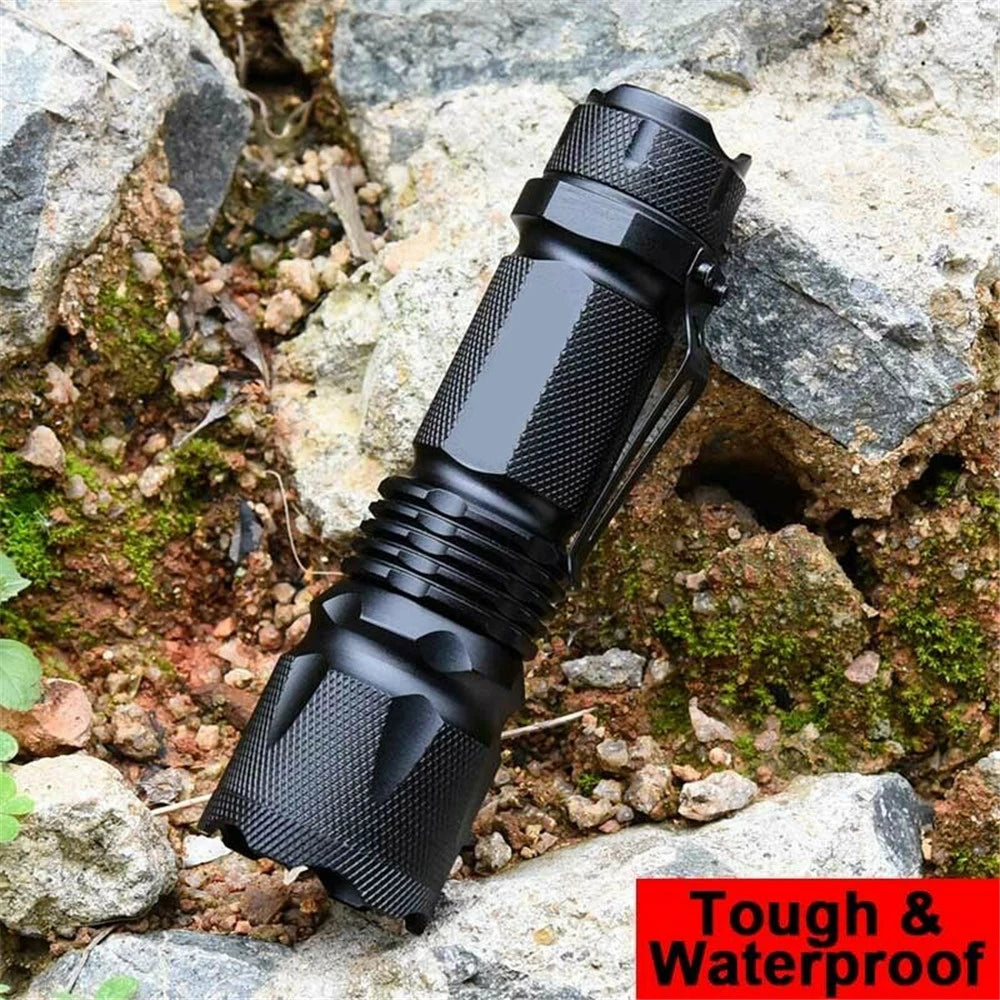 Zoomable LED Tactical Flashlight - 3 Modes