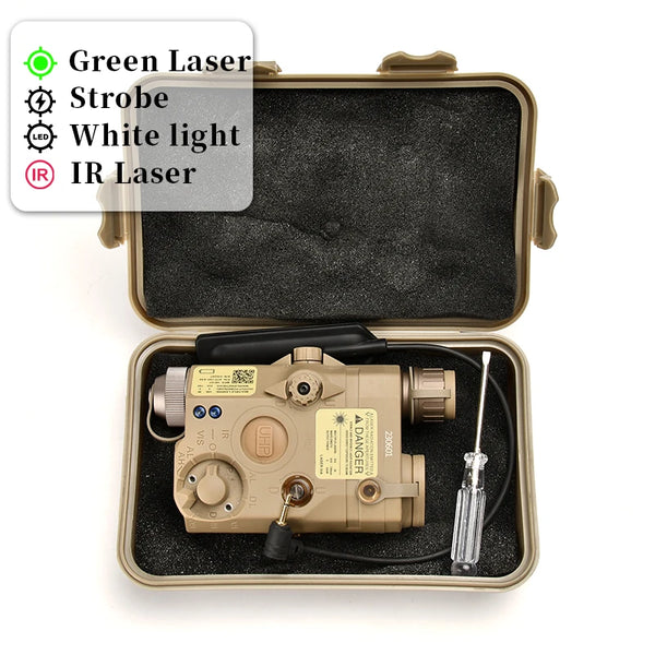 WADSN PEQ-15 LA5C Tactical Airsoft Light - Red Dot Laser; Strobe Modes