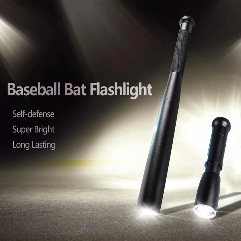 LED Baseball Bat Flashlight – Waterproof & Durable