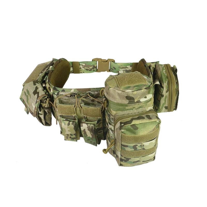 Tactical Utility Waist Bag with Adjustable MOLLE and Holster
