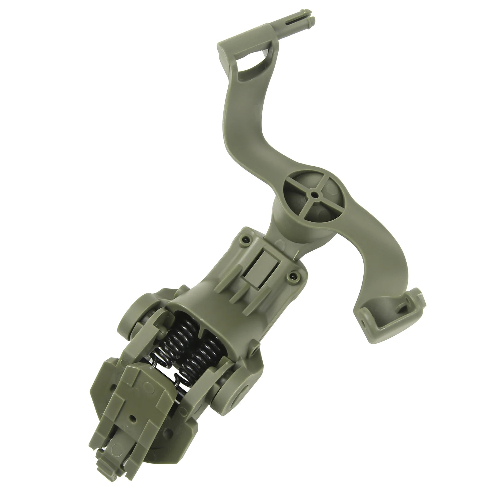 Free-Angle Tactical Headset Rail Mount – M-LOK & FAST Helmet ARC Rail Adapter