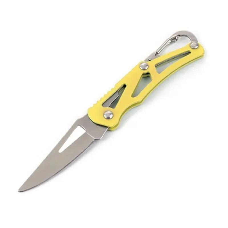 Mini Folding Pocket Knife — Portable EDC Keychain Tool