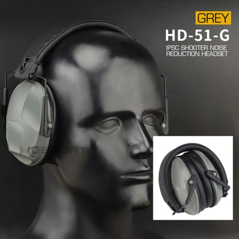 IPSC Tactical Electronic Shooting Earmuffs – NRR 31dB, SNR 33dB