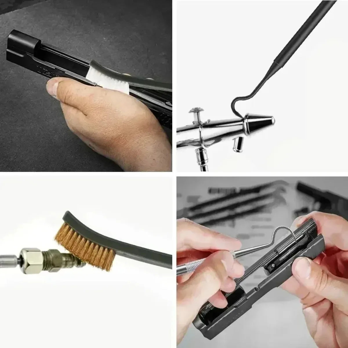 9-Piece Multi-Material Gun Cleaning Brush & Pick Kit