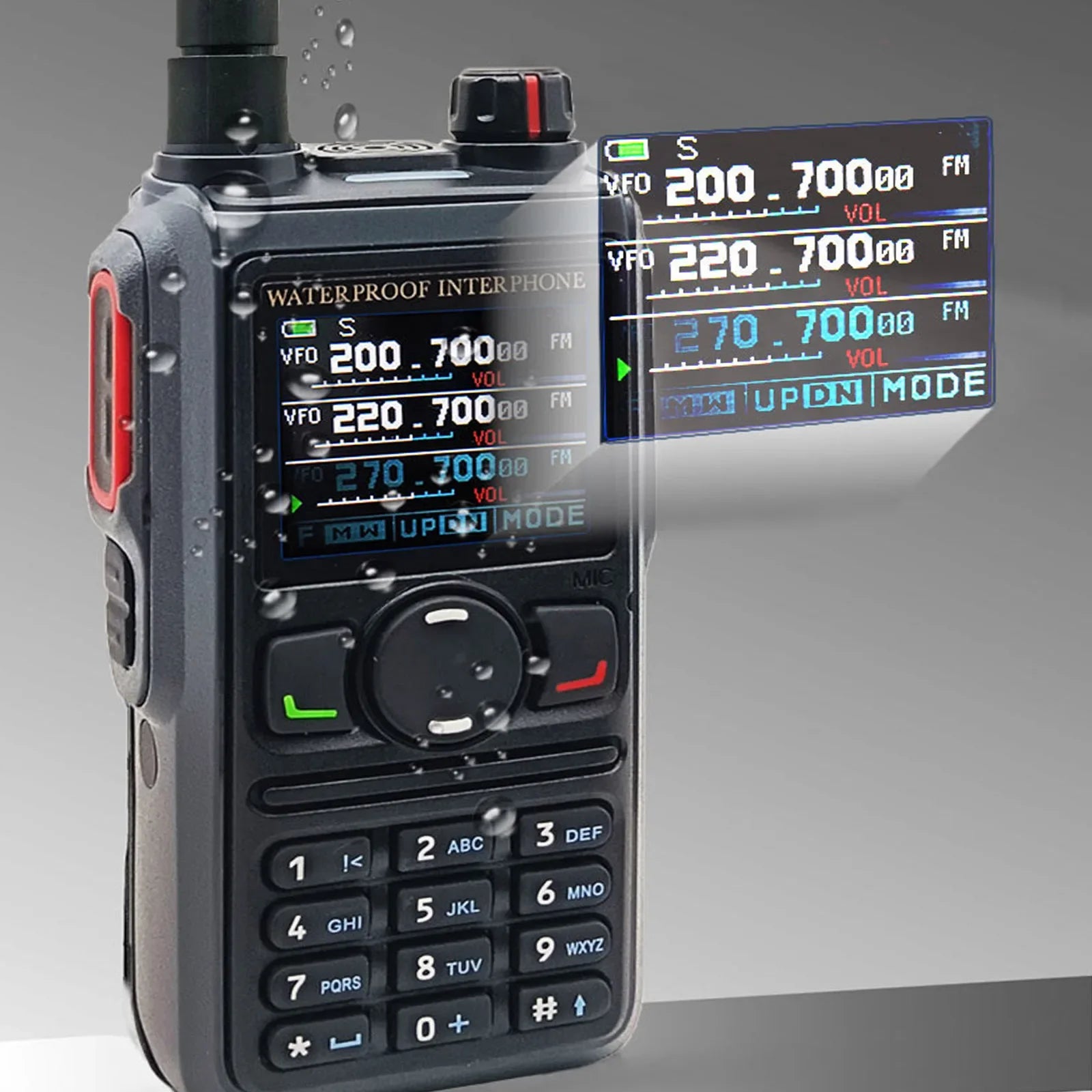 Dual-Band Two-Way Radio with GPS & Bluetooth